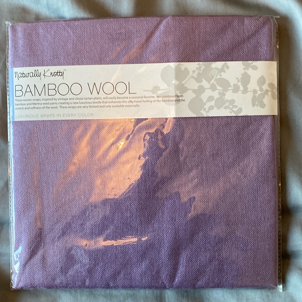 NEW-Bamboo Wool Wrap